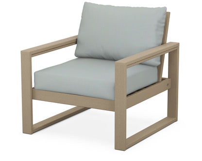 POLYWOOD® EDGE Club Chair in Vintage Sahara / Spa