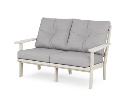 POLYWOOD® Mission Deep Seating Loveseat in Sand / Granite