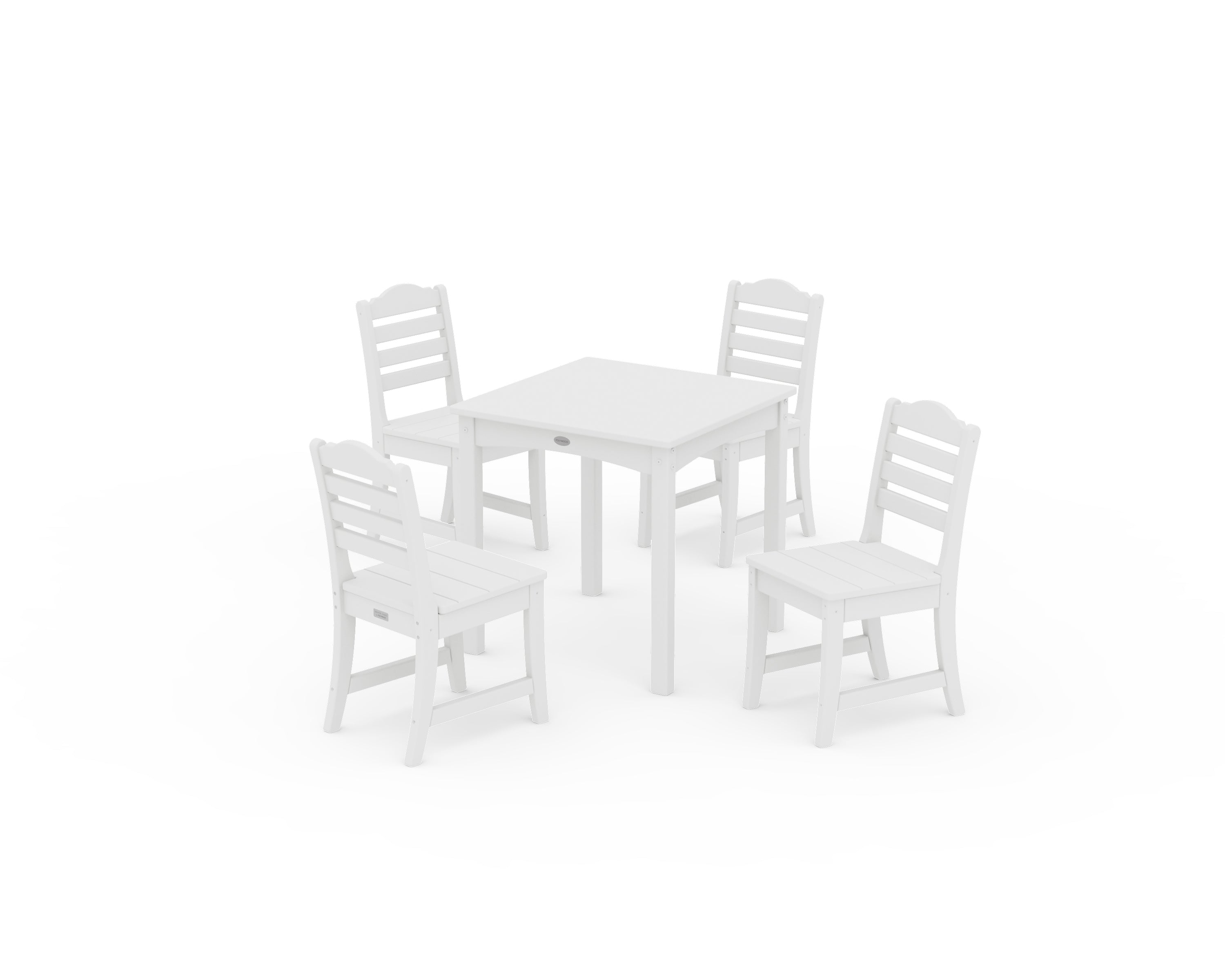 POLYWOOD® Savannah Kids 5-Piece Dining Set in White