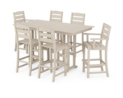 POLYWOOD® Lakeside 7-Piece Bar Set in Sand