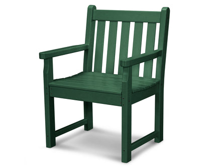 POLYWOOD® Traditional Garden Arm Chair in Green