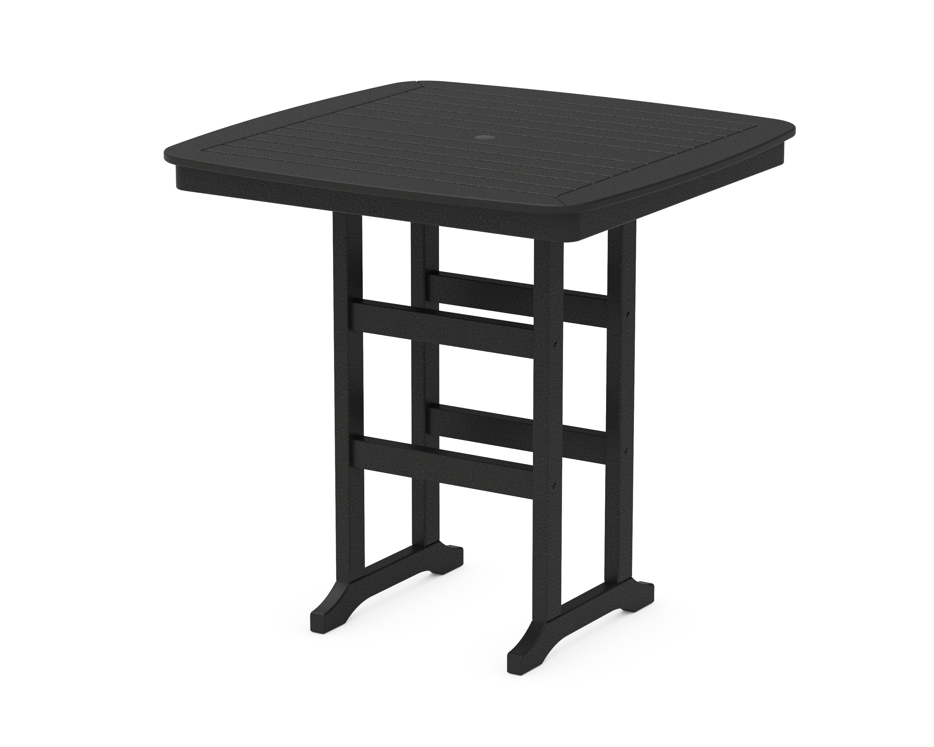 POLYWOOD® Nautical 44" Bar Table in Black
