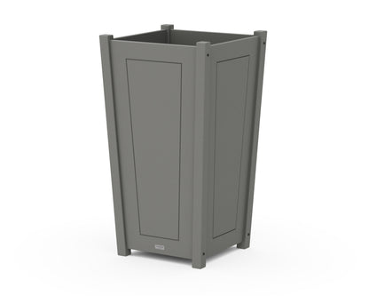 Country Living Country Living Large Tapered Square Tall Planter Box in Slate Grey
