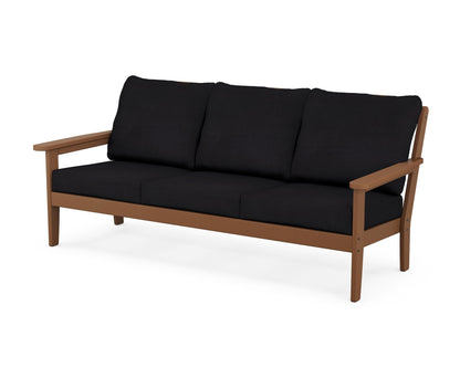 Country Living Cottage Deep Seating Sofa in Teak / Midnight Linen