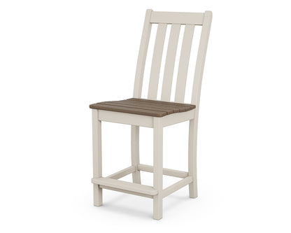 POLYWOOD® Vineyard Counter Side Chair in Sand / Kona