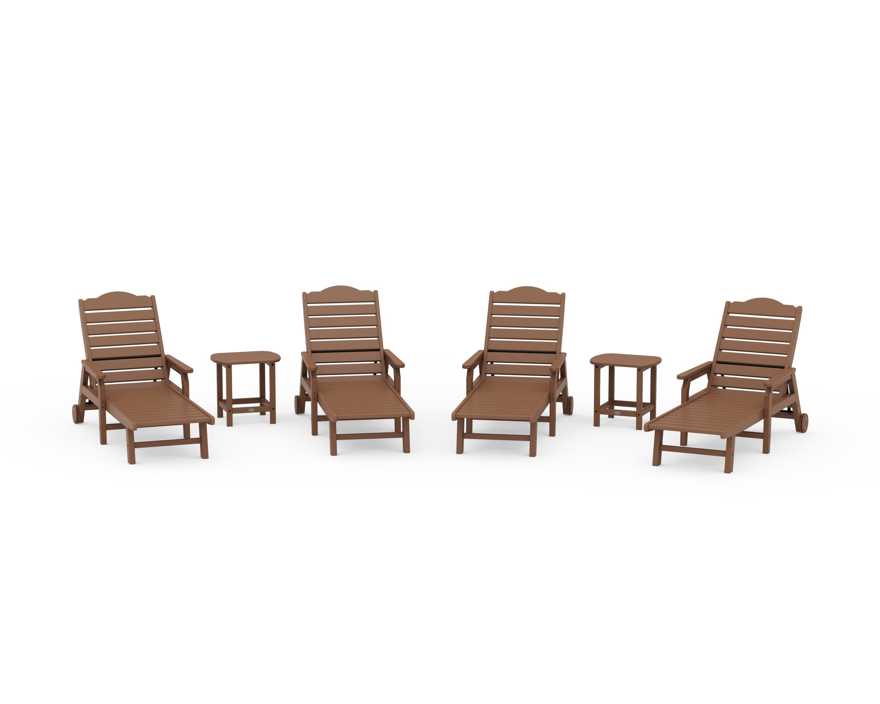 Draper James™ by  POLYWOOD® 6-Piece Savannah Chaise Lounge Set in Teak