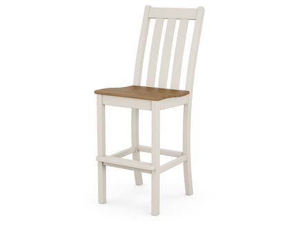 POLYWOOD® Vineyard Bar Side Chair in Sand / Natural