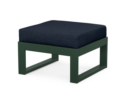 Unbranded Modular Ottoman - Modern in Green / Marine Indigo