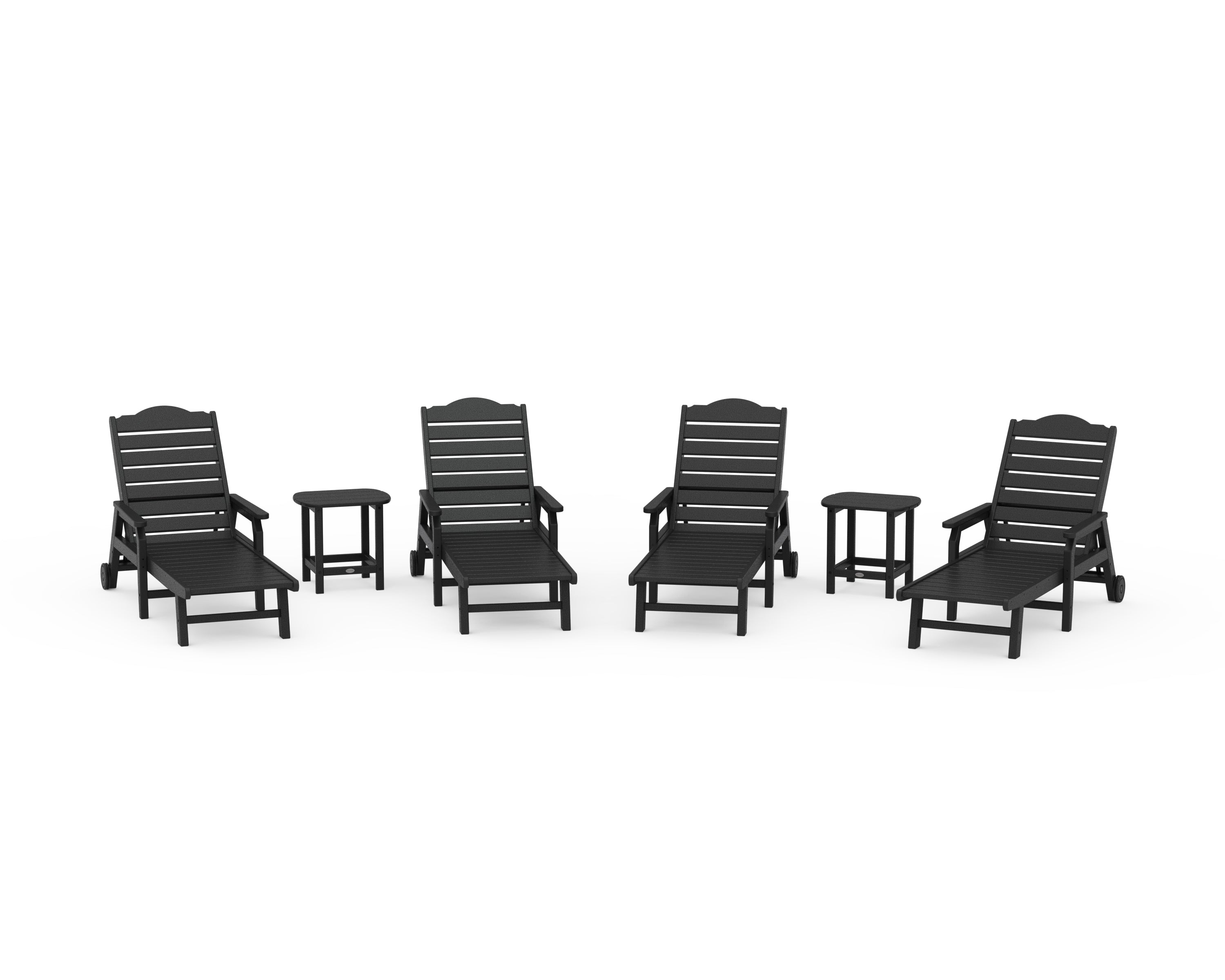 Draper James™ by  POLYWOOD® 6-Piece Savannah Chaise Lounge Set in Black