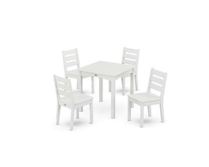 POLYWOOD® Lakeside Kids 5-Piece Dining Set in White