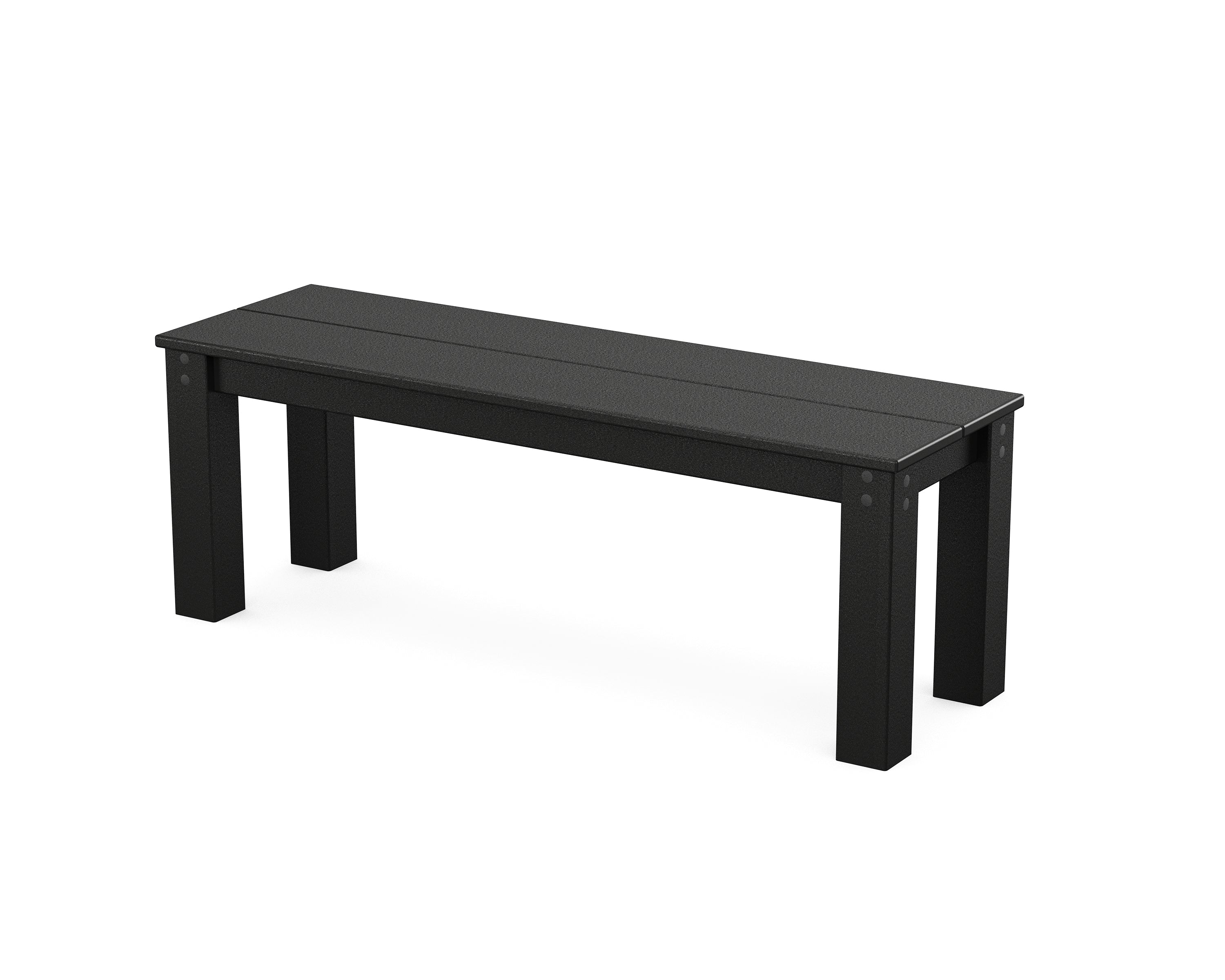 POLYWOOD® Studio Parsons 48" Bench in Black