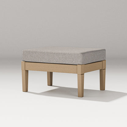 PW Designer Series Estate Lounge Ottoman in Vintage Sahara / Weathered Tweed