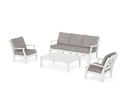 Chinoiserie 4-Piece Deep Seating Set with Sofa