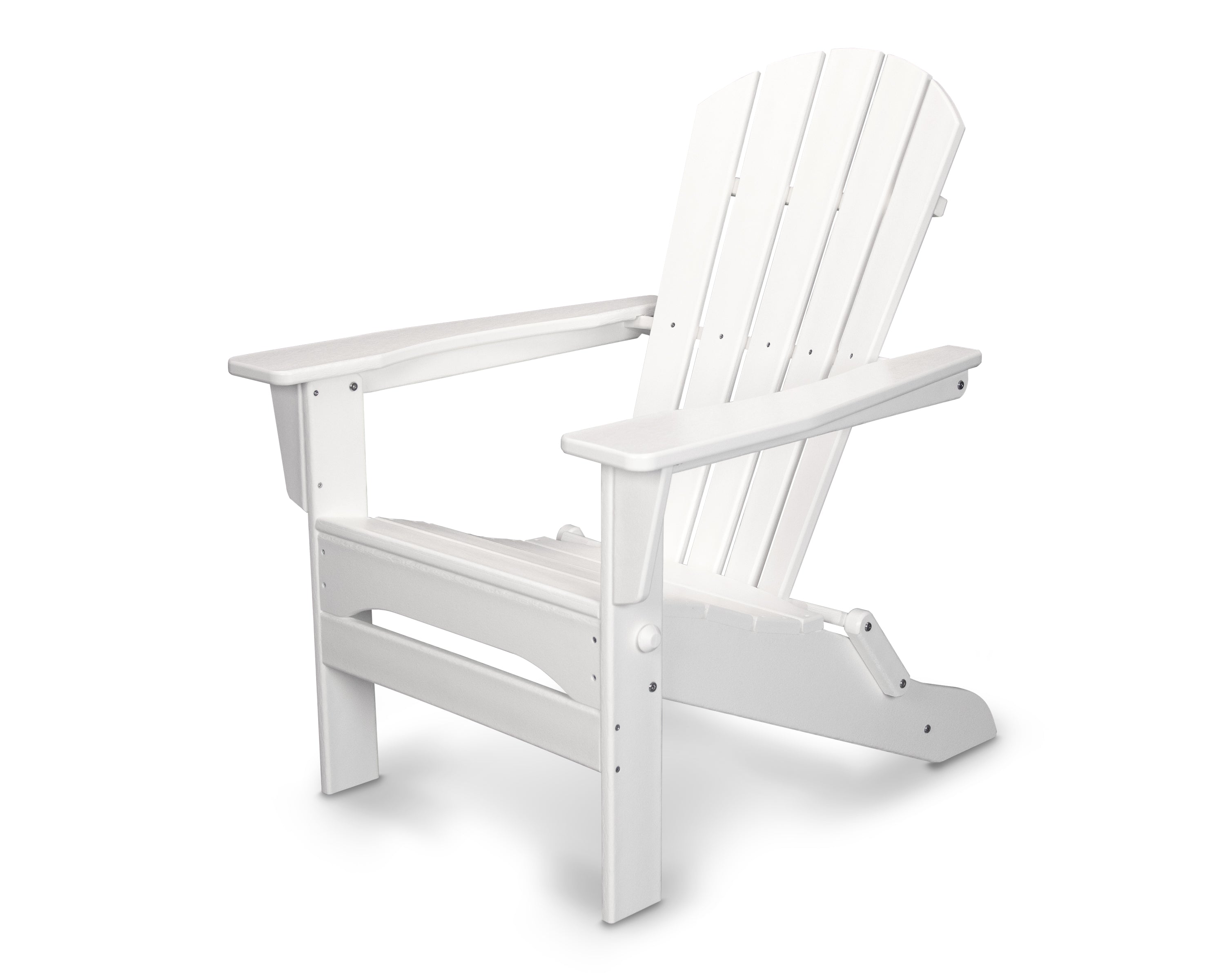 POLYWOOD® Palm Coast Folding Adirondack in White