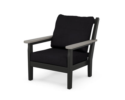 Chippendale Deep Seating Chair - Black