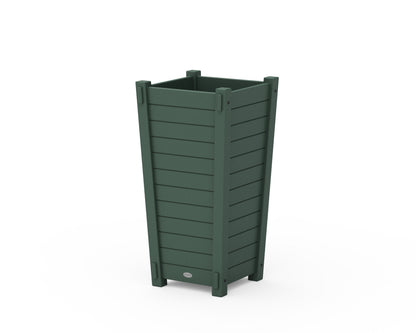 POLYWOOD® Nautical Tapered Square Planter Box in Green