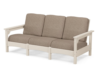 POLYWOOD® Club Sofa in Sand / Spiced Burlap