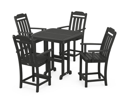 Country Living Cottage 5-Piece Counter Set in Black