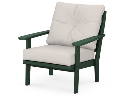 POLYWOOD® Lakeside Deep Seating Chair in Green / Cast Ash