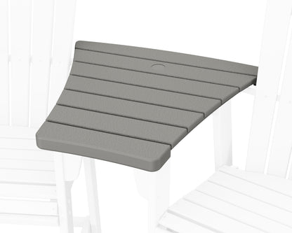 POLYWOOD® 600 Series Angled Adirondack Dining Connecting Table in Slate Grey