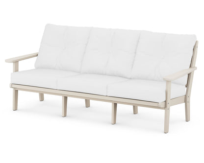 POLYWOOD® Lakeside Deep Seating Sofa in Sand / Natural