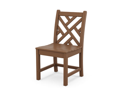 POLYWOOD® Chippendale Dining Side Chair in Teak