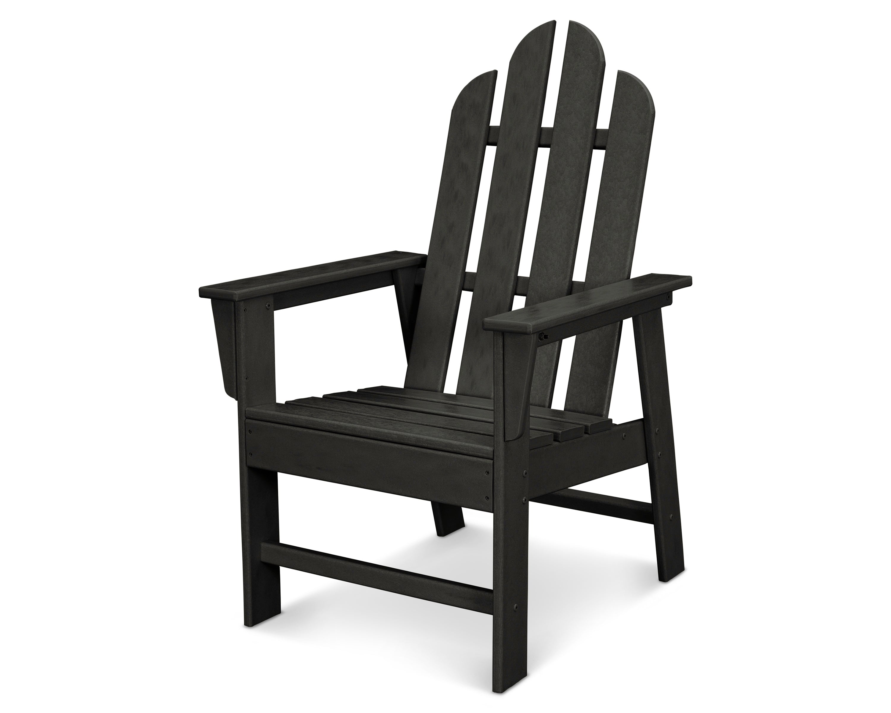 POLYWOOD® Long Island Dining Chair in Black