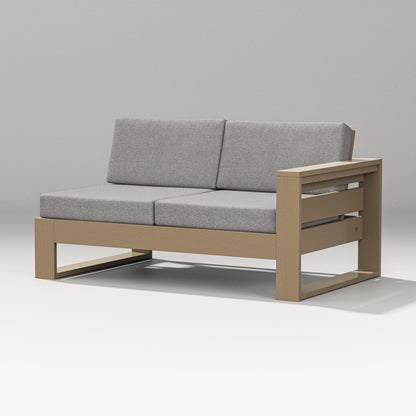 PW Designer Series Latitude Modular Right Arm Loveseat in Vintage Sahara / Grey Mist