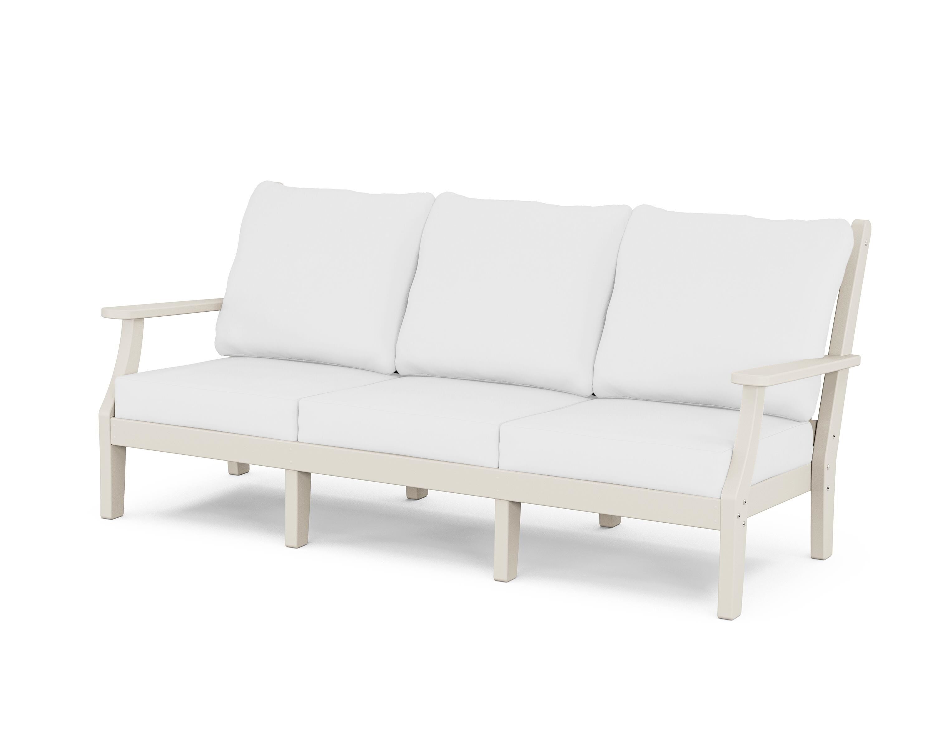 Country Living Wovendale Deep Seating Sofa in Sand / Natural