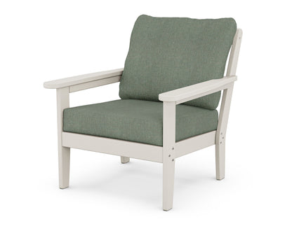 Country Living Cottage Deep Seating Chair in Sand / Cast Sage