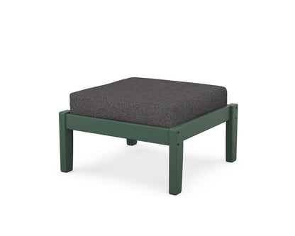 Unbranded Deep Seating Ottoman in Green / Ash Charcoal