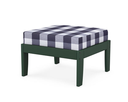 Unbranded Modular Ottoman - Classic in Green / Buffalo Plaid Navy