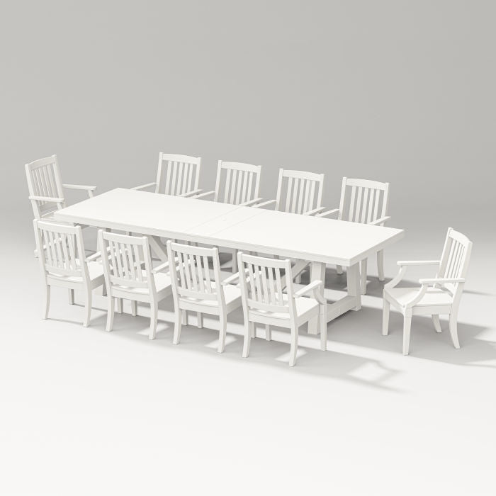 Estate 11-piece A-frame Table Dining Set