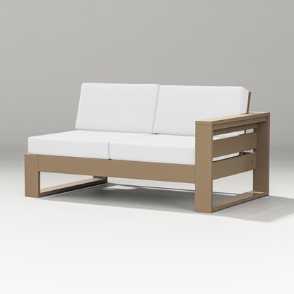 PW Designer Series Latitude Modular Right Arm Loveseat in Vintage Sahara / Natural