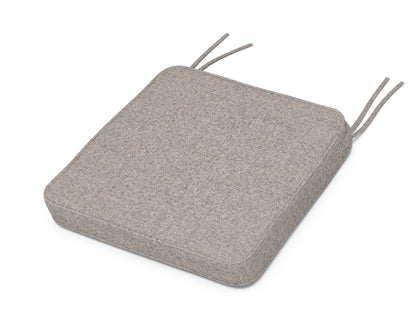 Martha Stewart by POLYWOOD® Chinoiserie Side Chair Seat Cushion in Weathered Tweed