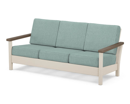 POLYWOOD® Harbour Deep Seating Sofa in Sand / Kona / Glacier Spa