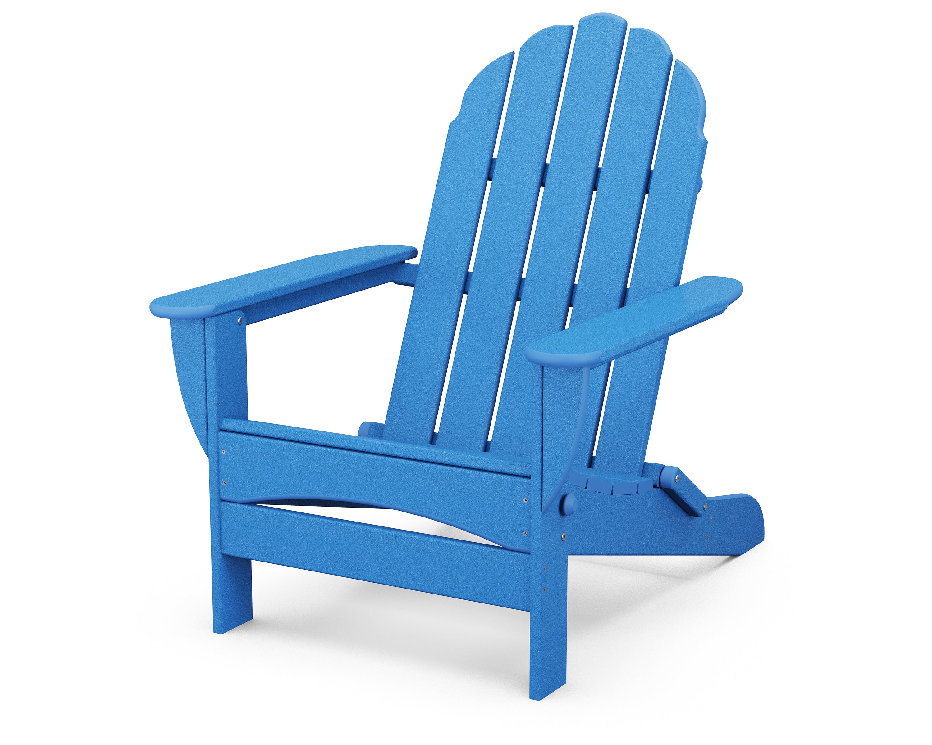 POLYWOOD® Classic Oversized Folding Adirondack Chair in Pacific Blue
