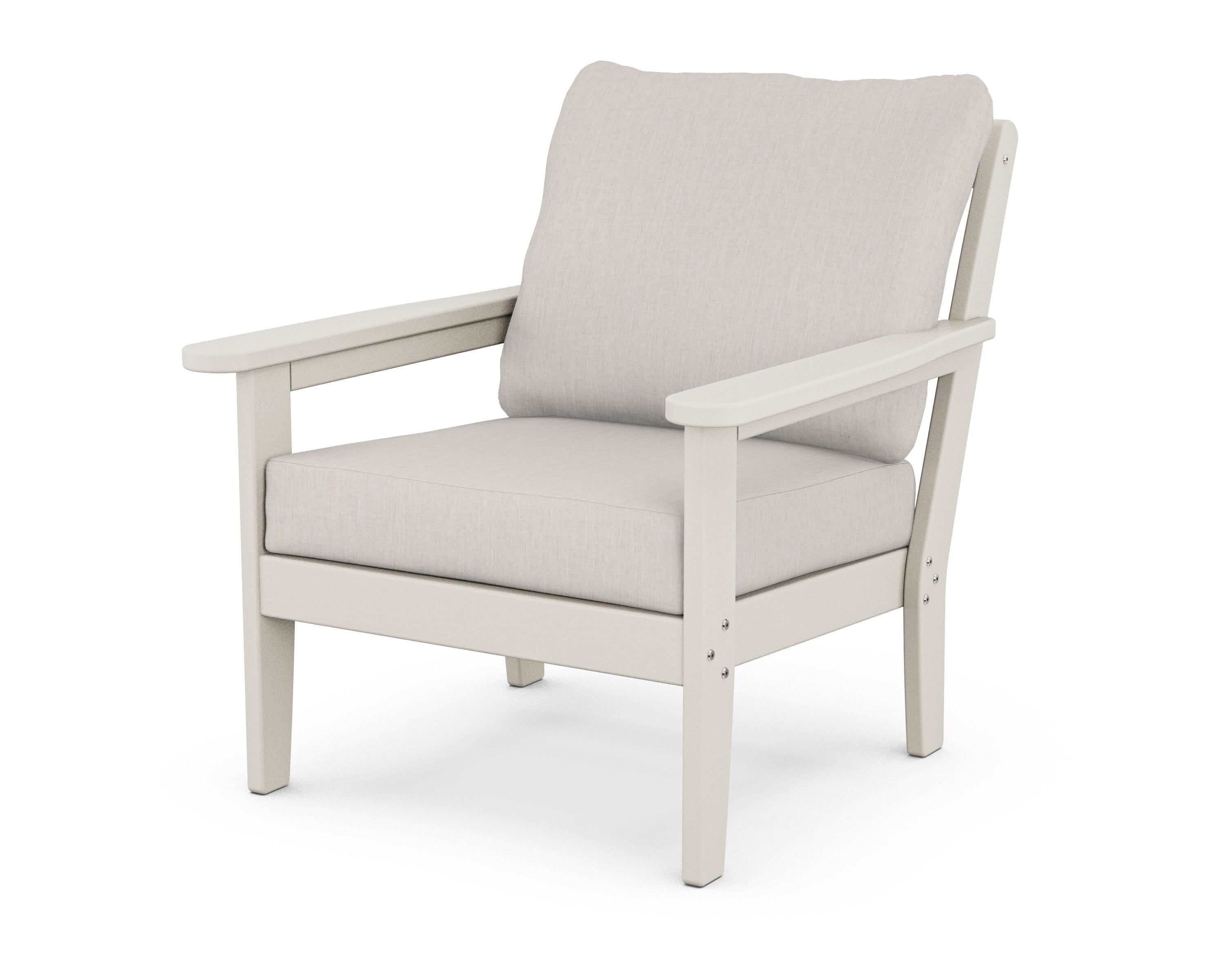 Country Living Cottage Deep Seating Chair in Sand / Cast Ash