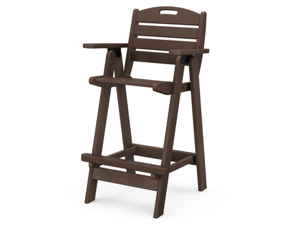 POLYWOOD® Nautical Bar Chair in Mahogany
