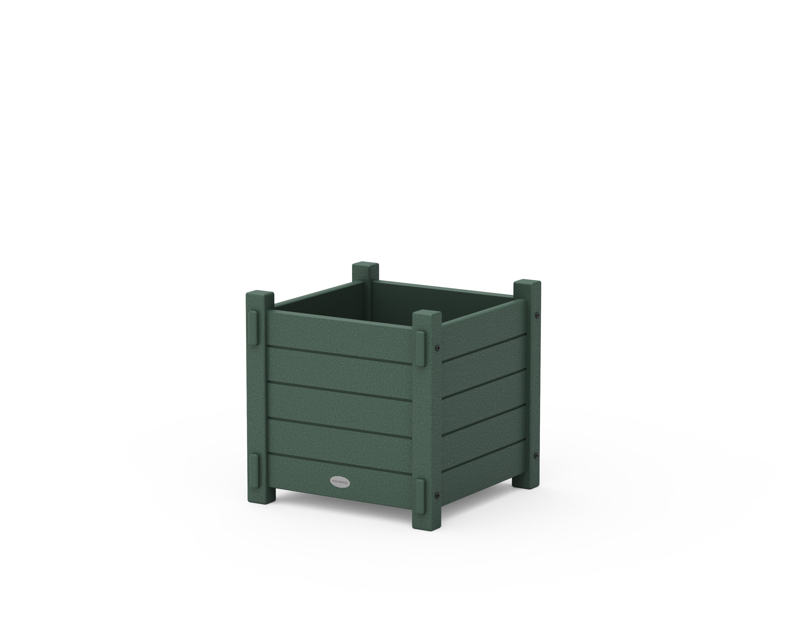 POLYWOOD® Nautical Square Planter Box in Green
