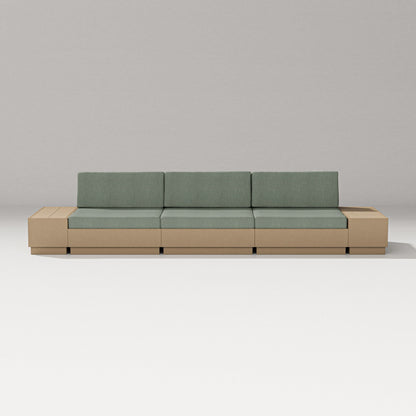 PW Designer Series Elevate Straight Sectional in Vintage Sahara / Cast Sage