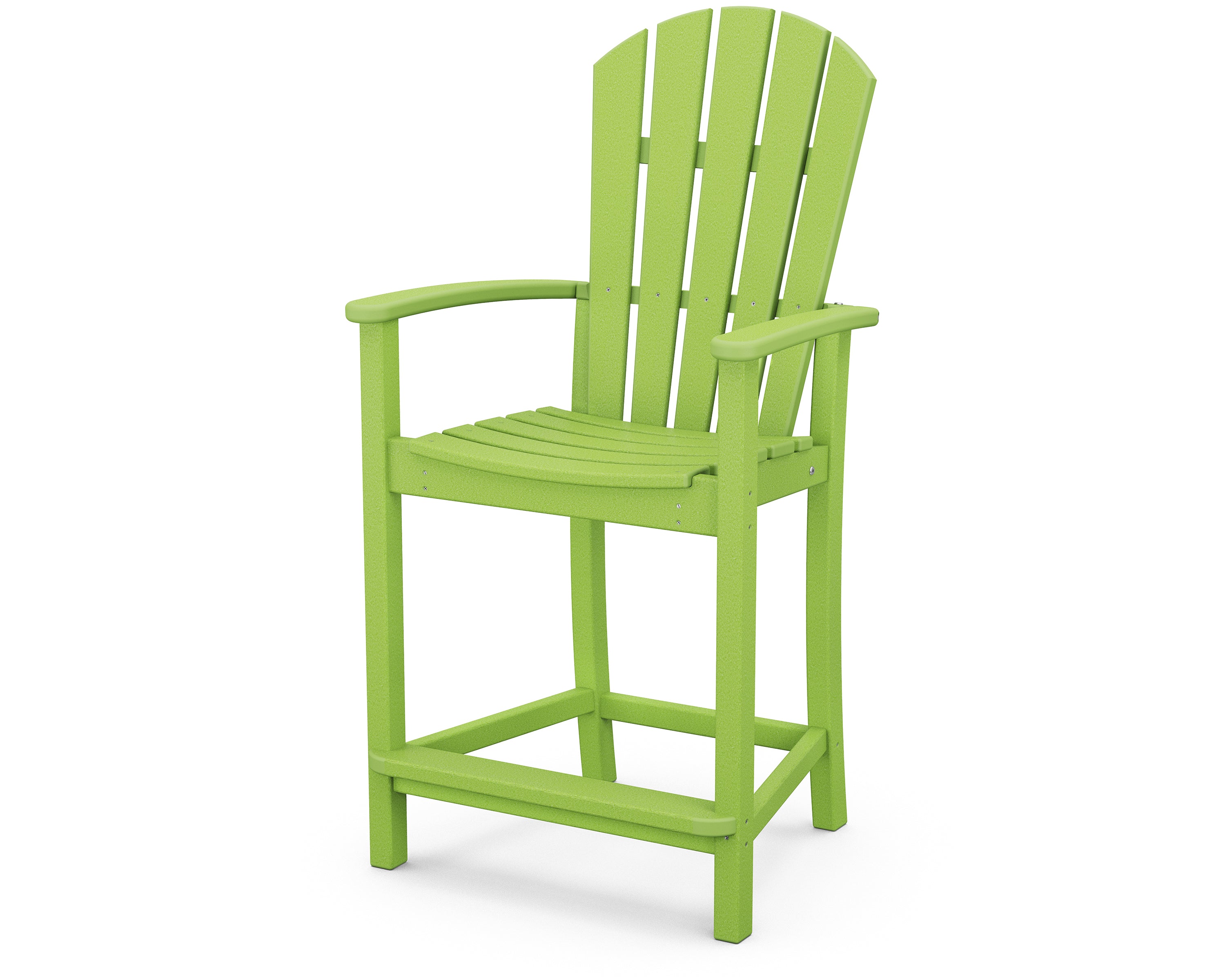 POLYWOOD® Palm Coast Counter Chair in Lime