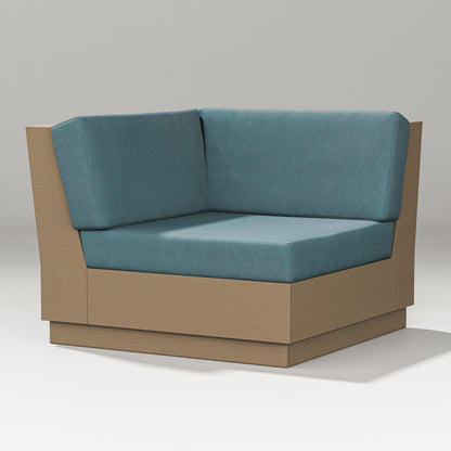 PW Designer Series Elevate Modular Corner Chair in Vintage Sahara / Ocean Teal