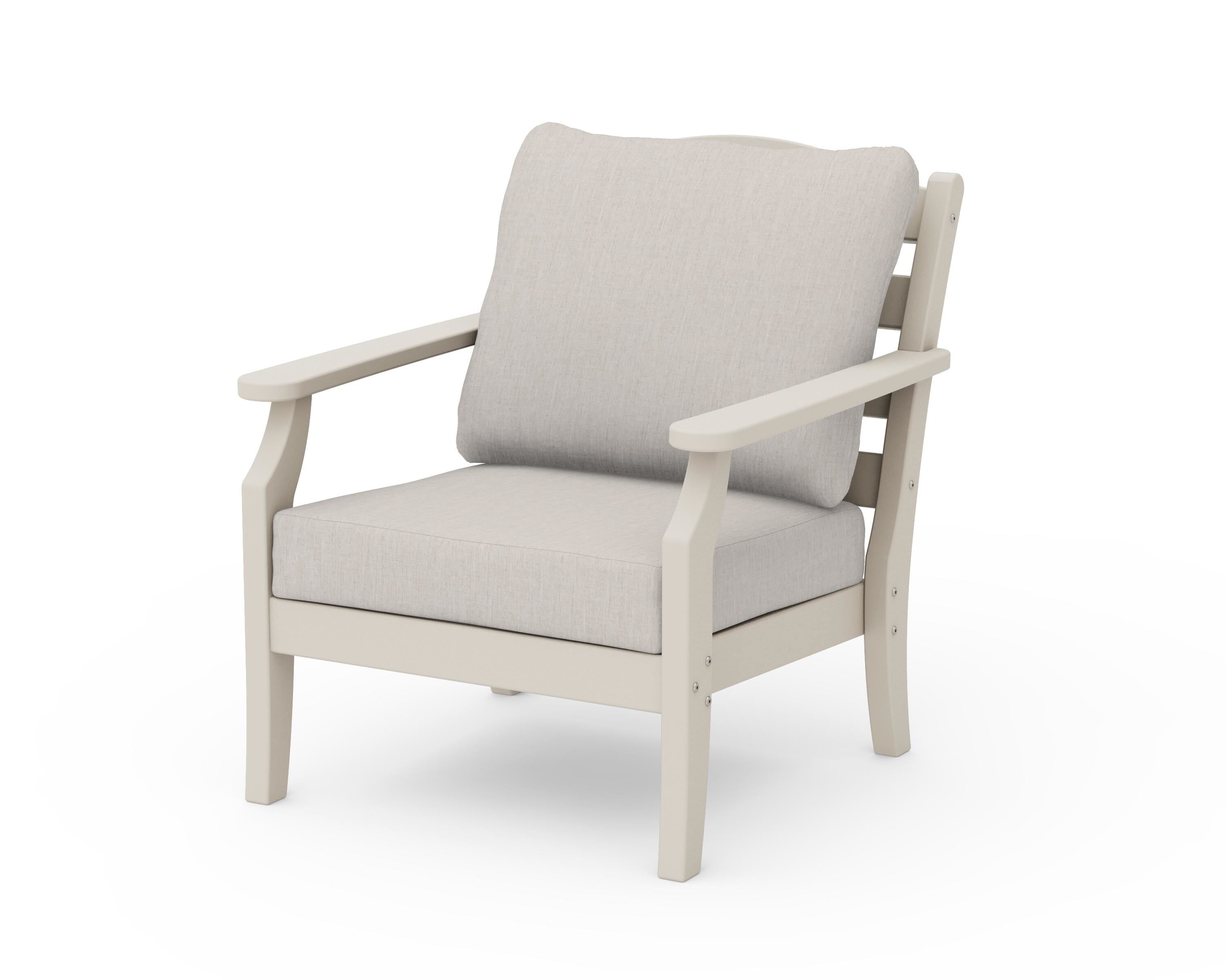 Draper James™ by  POLYWOOD® Savannah Deep Seating Chair in Sand / Cast Ash