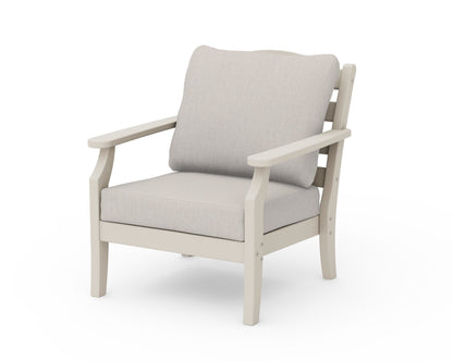 Draper James™ by  POLYWOOD® Savannah Deep Seating Chair in Sand / Cast Ash