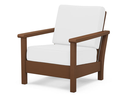 POLYWOOD® Harbour Deep Seating Chair in Teak / Natural