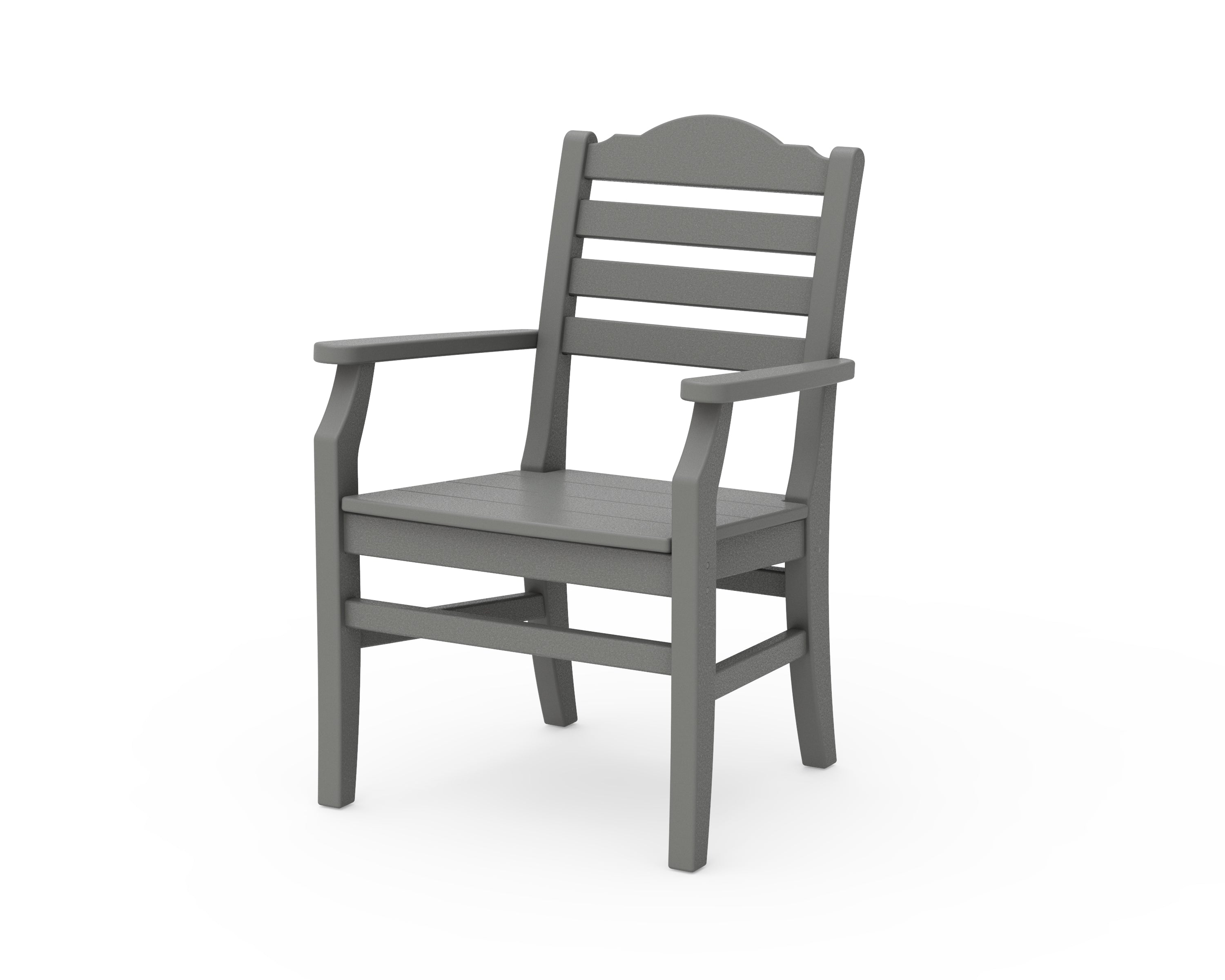 POLYWOOD® Savannah Dining Arm Chair in Slate Grey