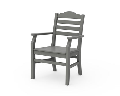 POLYWOOD® Savannah Dining Arm Chair in Slate Grey