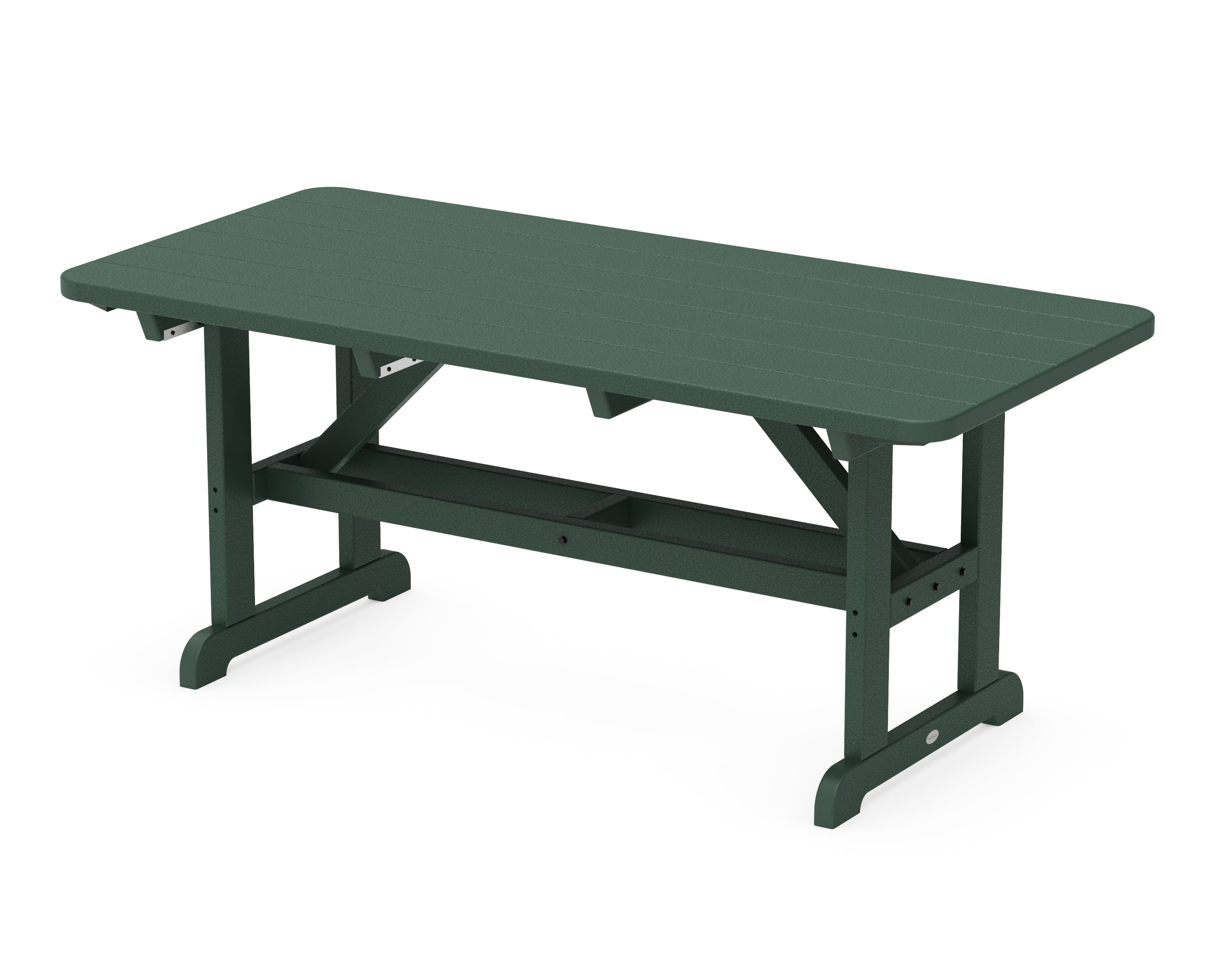 POLYWOOD® Park 33" x 70" Harvester Picnic Table in Green