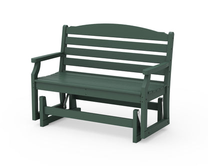 POLYWOOD® Savannah 48" Glider in Green